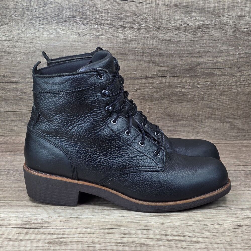 Worx by Red Wing Shoes Women's Size 11M Black Leather Steel Toe Work Boots 5126